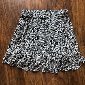 Leopard flirty skirt since X-Small